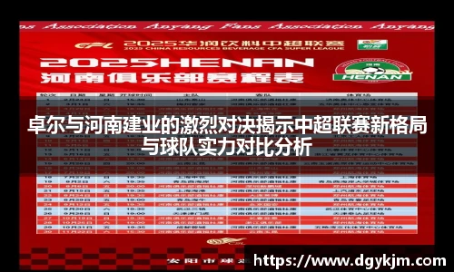 卓尔与河南建业的激烈对决揭示中超联赛新格局与球队实力对比分析